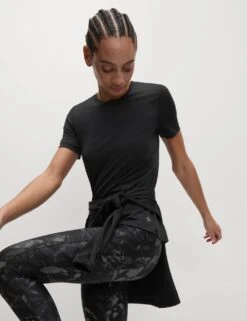 Scoop Neck Fitted T-Shirt -Marks And Spencer Shop scoop neck fitted t shirt 10