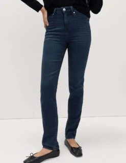 Sienna Straight Leg Jeans -Marks And Spencer Shop sienna high waisted straight leg jeans 1