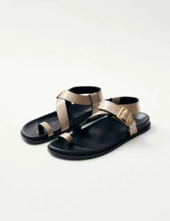 ALOHAS Siren Leather Flat Toe Loop Sandals -Marks And Spencer Shop siren leather flat toe loop sandals 5