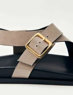 ALOHAS Siren Leather Flat Toe Loop Sandals -Marks And Spencer Shop siren leather flat toe loop sandals 8