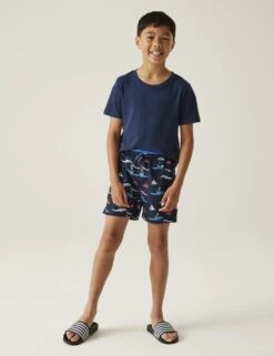 Regatta Skander III Floral Swim Shorts (3-14 Yrs) -Marks And Spencer Shop skander iii floral swim shorts 3 14 yrs 1 17