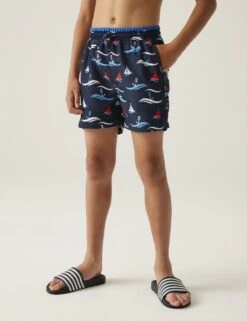 Regatta Skander III Floral Swim Shorts (3-14 Yrs) -Marks And Spencer Shop skander iii floral swim shorts 3 14 yrs 1 18