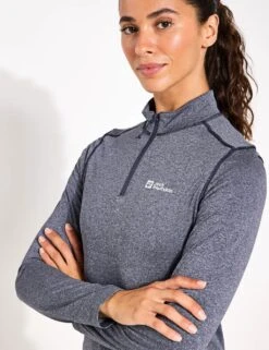 Jack Wolfskin Sky Thermal Half Zip Base Layer Top -Marks And Spencer Shop sky thermal half zip base layer top 5