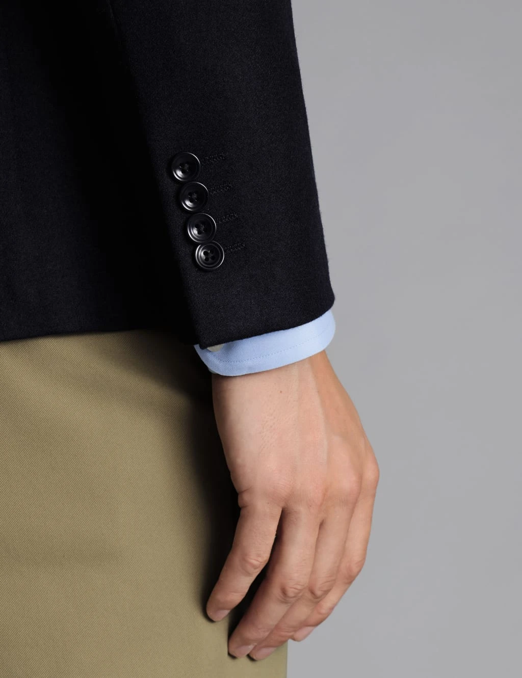 Slim Fit Pure Wool Twill Blazer 7 Slim Fit Pure Wool Twill Blazer - Image 7