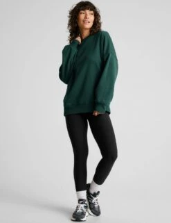 Beyond Yoga Solstice Cotton Rich Crew Neck Sweatshirt -Marks And Spencer Shop solstice cotton rich crew neck sweatshirt 6