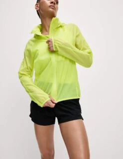 Stormwear™ Hooded Zip Up Running Jacket -Marks And Spencer Shop stormwear hooded zip up running jacket 9