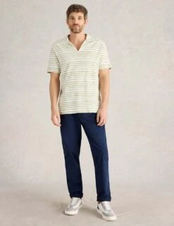 WHITE STUFF Straight Fit Elasticated Waist Trousers -Marks And Spencer Shop straight fit elasticated waist trousers 16