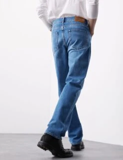 Straight Leg Soft Touch Jeans -Marks And Spencer Shop straight leg jeans 11