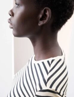 Striped Jersey T-Shirt -Marks And Spencer Shop striped jersey t shirt 7