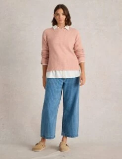 WHITE STUFF Sophia Souffle Jumper -Marks And Spencer Shop striped jumper 8