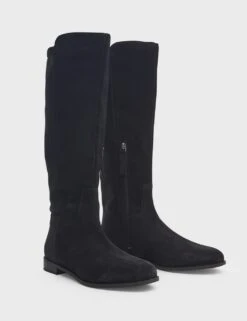 Suede Flat Knee High Boots -Marks And Spencer Shop suede flat knee high boots 5