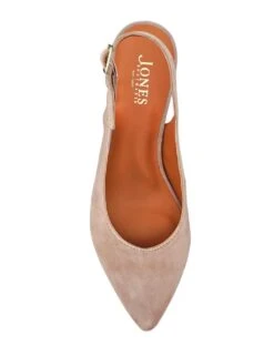 Jones Bootmaker Suede Kitten Heel Pointed Slingback Shoes -Marks And Spencer Shop suede kitten heel pointed slingback shoes 10