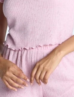 Supersoft Pointelle Pyjama Shorts -Marks And Spencer Shop supersoft pointelle pyjama shorts 5