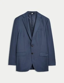Jaeger Tailored Fit Italian Wool Sharkskin Jacket -Marks And Spencer Shop tailored fit italian wool sharkskin jacket 17