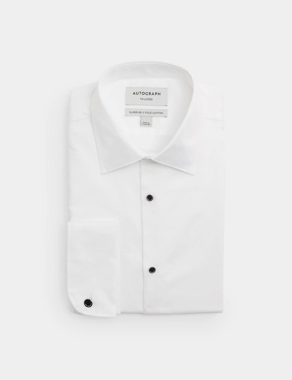 Tailored Fit Performance Pure Cotton Shirt 16 Tailored Fit Performance Pure Cotton Shirt - Image 16