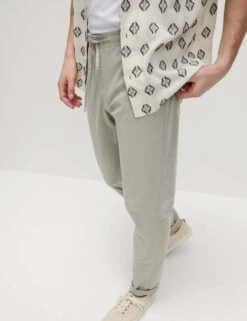 Tapered Fit Lightweight Trousers 31 Tapered Fit Lightweight Trousers -Marks And Spencer Shop tapered fit lightweight trousers 10