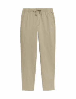 Tapered Fit Lightweight Trousers 39 Tapered Fit Lightweight Trousers -Marks And Spencer Shop tapered fit lightweight trousers 2