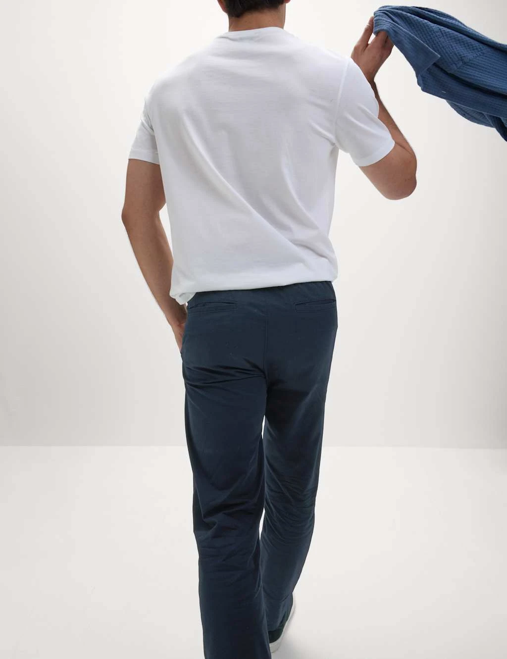 Tapered Fit Lightweight Trousers 8 Tapered Fit Lightweight Trousers - Image 8