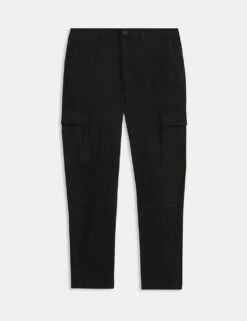 Tapered Fit Stretch Cargo Trousers -Marks And Spencer Shop tapered fit stretch cargo trousers 15