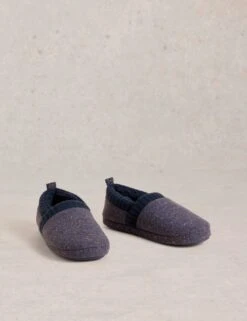 WHITE STUFF Textured Moccasin Slippers -Marks And Spencer Shop textured moccasin slippers 7