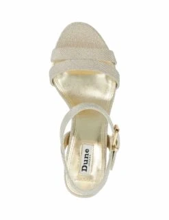 Dune London Wide Fit Glitter Block Heel Sandals -Marks And Spencer Shop wide fit glitter block heel sandals 6