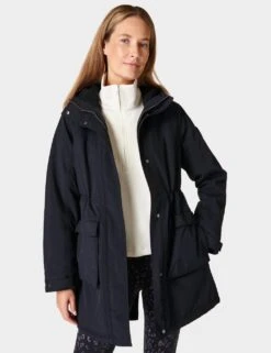 Sweaty Betty Winter Stride Waterproof Hooded Parka -Marks And Spencer Shop winter stride waterproof hooded parka 6