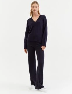 CHINTI & PARKER Wool Rich Relaxed Jumper With Cashmere -Marks And Spencer Shop wool rich v neck relaxed jumper 1