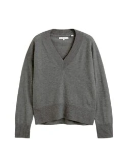 CHINTI & PARKER Wool Rich Relaxed Jumper With Cashmere -Marks And Spencer Shop wool rich v neck relaxed jumper 9